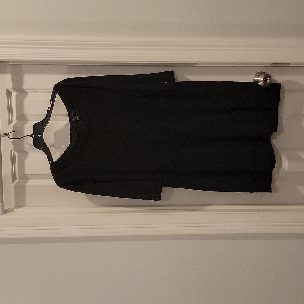 Banana Republic black tshirt dress Suze L